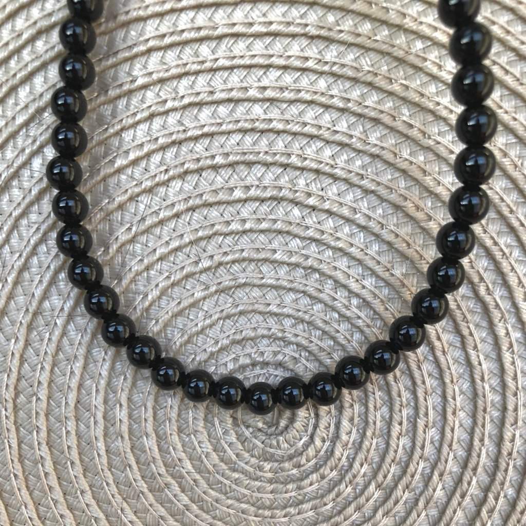 Vtg Vintage Shiny Black Oval Bead Beaded Necklace Pullover Wear Long or  Doubled Over Costume Jewelry - Etsy